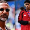 Rio Ferdinand et JJ Gabriel de Manchester United