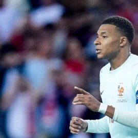 Kylian Mbappé en équipe de France, photographie d’archive