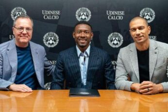 David Alaba lors de sa présentation à l’Udinese en septembre 2026