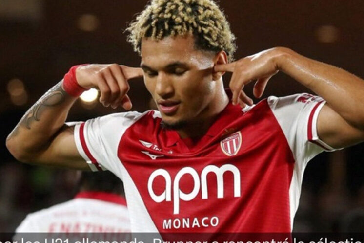 Un joueur de l’AS Monaco dans une photographie d’archive diffusée sur les réseaux sociaux.