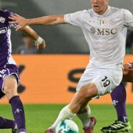 Naples en action lors d’une rencontre précédente contre la Fiorentina