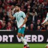Le Portugal lors de son match face au Danemark