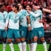 Les joueurs du Portugal célèbrent un but en sélection