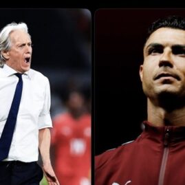 Cristiano Ronaldo et Jorge Jesus dans une publication consacrée à la sélection portugaise