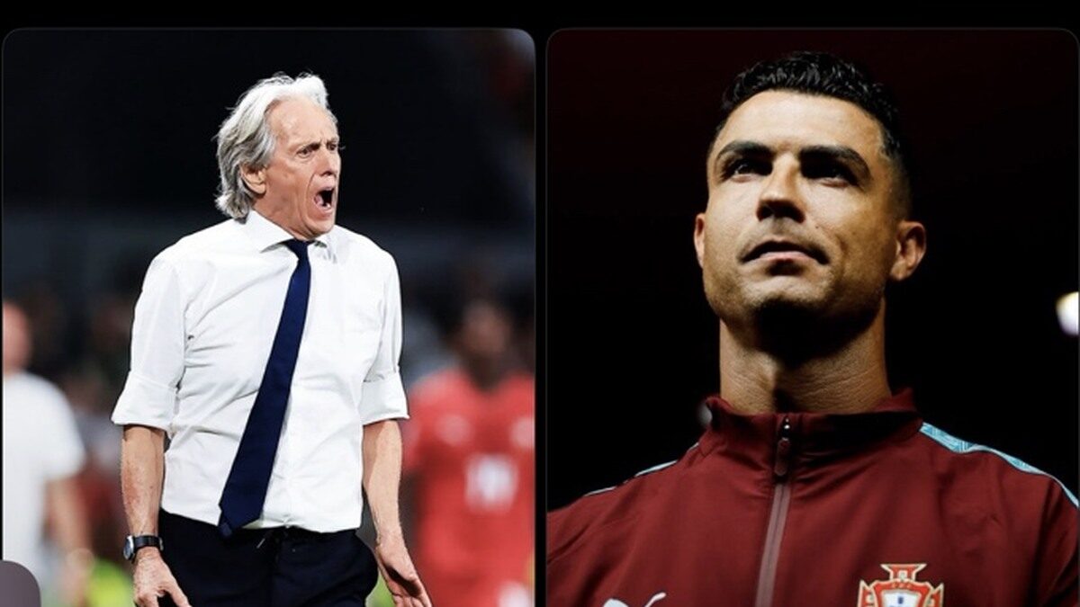 Cristiano Ronaldo et Jorge Jesus dans une publication consacrée à la sélection portugaise