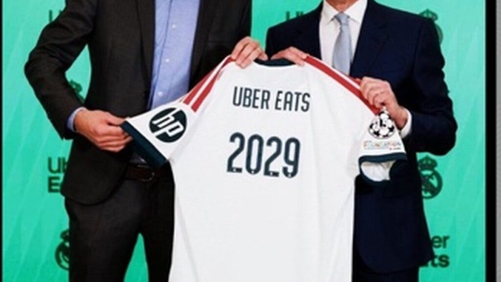Real Madrid : Uber Eats devient partenaire officiel de livraison jusqu’en 2029