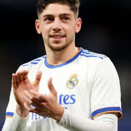Federico Valverde sous le maillot du Real Madrid, photographie d’archive