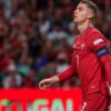 Cristiano Ronaldo avec le Portugal pendant un match international
