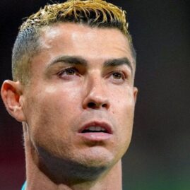 Portrait de Cristiano Ronaldo avec le Portugal