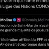 Capture de la publication annonçant la promotion de Saint-Martin